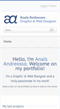 Mobile Screenshot of anais-andreosso.com